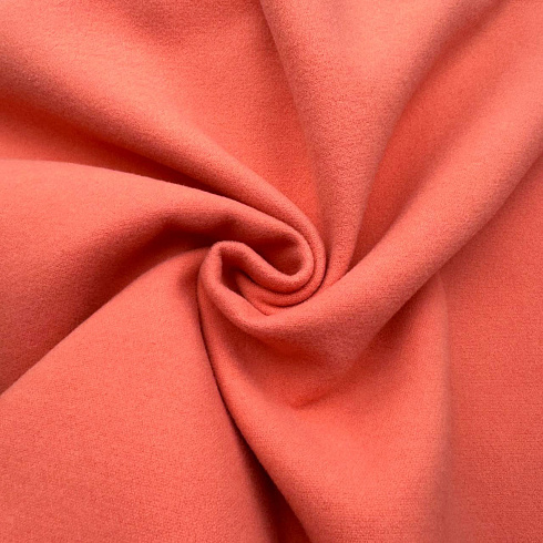 Пальтово-костюмная ткань (кашемир), персиковый, 150 см, 300 г/м²