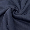 Трикотаж  меланжевый темно-синий T-190268, 150 см, 260 г/м² фото №1