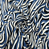 Плательная принт "Абстракция" TS23 синий, черный, 150 см, 115 г/м² фото №1