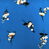 Ниагара принт "Цветочный" N3286 ярко- синий, бежевый, 150 см, 110 г/м² фото № 4