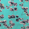Ниагара принт "Листья" N5125 бирюзовый, фиолетовый, 150 см, 110 г/м² фото № 4