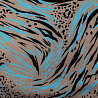 Ниагара принт "Абстракция" D5117-1, бежево-серый, голубой, 150 см, 110 г/м² фото № 4