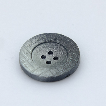 Пуговица H614 L40, D 2,5 см (уп. 200 шт.) серый
