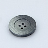 Пуговица H614 L40, D 2,5 см (уп. 200 шт.) серый фото №1