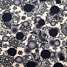 Трикотаж "Оттоман" принт цветы OTP292Z, светло-бежевый, серый, 150 см, 270 г/м² фото № 4