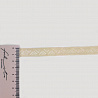 Тесьма декоративная T 626-13 х/б светло-бежевый, 1,3 см (намотка 25 ярдов) фото №1