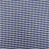 Трикотаж жаккард принт "Ромбики" 12157, Col.3, джинсовый, белый, 155 см, 215 г/м² фото № 4