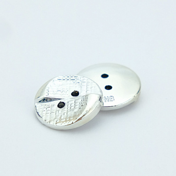 Пуговица H630 L20, D 1,2 см (уп. 500 шт.) серебро