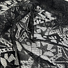 Гипюр "Звезды" с люрексом D004, черный, 60-65 г/м², 150 см фото № 2