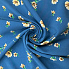 Ниагара принт "Цветочный" N2504, бежевый, голубой, 150 см, 110 г/м² фото №1