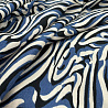 Плательная принт "Абстракция" TS23 синий, черный, 150 см, 115 г/м² фото № 2