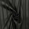 Атлас добби "Полоска", черный, 150 см, 200 г/м² фото №1