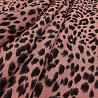 Плательная принт "Анималистичный" FGZ001, ягодный, бордовый, 150 см, 110 г/м² фото № 2