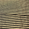 Блузочная стрейтч в полоску D1A бронзовый, черный, 150 см, 115 г/м² фото № 3