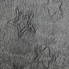 Сетка с люрексом "Звезды" D1, черный, серебро, 95 г/м², 150 см фото № 4