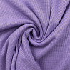 Трикотаж однотонный "Вафля" светло-фиолетовый, 150 см, 300 г/м² фото №1