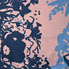 Трикотаж лакоста принт CRP097 грязно-розовый, серовато-голубой, 150 см, 270 г/м² фото № 3