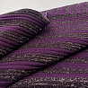 Трикотаж с люрексом в полоску OT067 фиолетовый, 150 см, 240 г/м² фото № 2