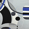 Трикотаж масло набивное "Геометрия" D10 Col.2 серый, синий, 150 см, 200 г/м² фото № 4