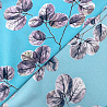 Ниагара принт "Листья" N5125 голубой, фиолетовый, 150 см, 110 г/м² фото № 3