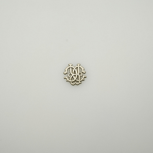 Элемент декоративный Y4133-S, серебро, 1,5 см
