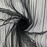 Сетка плиссе с блеском D1 Col.2, черный, 35-40 г/м², 150 см фото № 2