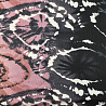 Трикотаж масло набивное "Абстракция" CH-26 черный, розовый, 150 см, 200 г/м² фото № 2