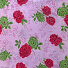 Трикотаж масло набивное "Розы" арт.3010 светло-розовый, алый, 150 см, 200 г/м² фото № 4