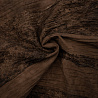 Коттон жатка вареная с гипюром коричневый, 110 г/м², 150 см фото №1