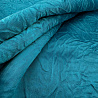 Сатин-креш стрейтч, бирюзово-голубой, 120 г/м², 150 см фото № 2