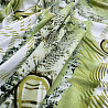Трикотаж вискоза набивная "Огурцы" OPT 110023-2, желто-салатовый, болотно-зеленый, 150 см, 200 г/м² фото № 2