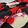 Костюмная Барби принт "Девочки", черный, красный, 200 г/м², 150 см фото № 4