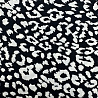 Вискоза принт "Леопардовый" ST4948, черный, молочный, 95 г/м², 145 см фото № 4