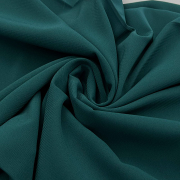 Шифон спандекс цвет галапогосский зеленый, 150 см, 100 г/м²