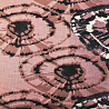 Трикотаж масло набивное "Абстракция" CH-26 черный, розовый, 150 см, 200 г/м² фото № 3