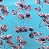 Ниагара принт "Листья" N5125 голубой, фиолетовый, 150 см, 110 г/м² фото № 4