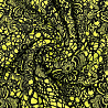 Трикотаж жаккард HN-KJ14405 желто-зеленый, черный, 150 см, 200 г/м² фото №1