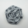 Аппликация "Роза" 043, серый, 14 см фото №1