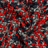 Пальтово-костюмная букле "Клетка", красный, 150 см, 300 г/м² фото №1
