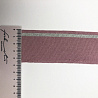 Подвяз трикотажный с люрексом R18 пыльно-розовый, серебро, 4,5 см фото № 2