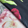 Трикотаж джерси принт "Цветы" F027791 Col.2 темно-серый, розовый, 150 см, 270 г/м² фото № 3