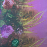 Шифон газовый двухсторонний бордюр "Цветочный" 810-444, розовый, желтый, 150 см, 60 г/м² фото № 4