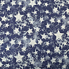 Джинс набивной "Звезды" WY-3 голубой, деним, 120 г/м², 145 см фото № 4