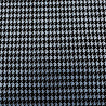 Трикотаж  жаккард с блеском "Гусиная лапка" TH6289 голубой, черный, 150 см, 300 г/м² фото № 4