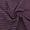 Трикотаж с люрексом в полоску OT067 фиолетовый, 150 см, 240 г/м² фото №1