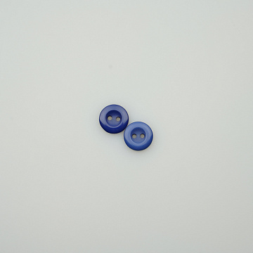 Пуговица 6 L20, D 1,2 см (уп. 500 шт.) синий