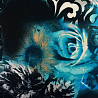 Трикотаж джерси принт "Цветы" F015690 Col.2 голубой, графитовый, 150 см, 270 г/м² фото № 4