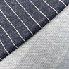 Трикотаж сандра в полоску D1883 темно-синий, серый, 150 см, 270 г/м² фото № 3