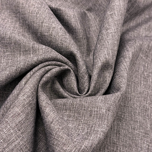 Костюмная однотонная 4388, коричнево-серый меланж, 230 г/м², 172 см