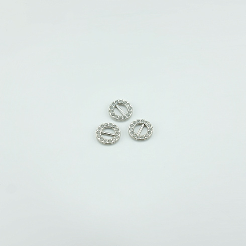Пряжка 2169, серебро, 1,5 см